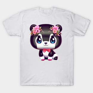 Cute kawaii panda bear T-Shirt